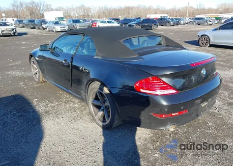 2008 BMW 650I z USA, uszkodzony, nr VIN WBAEB53548CX63005